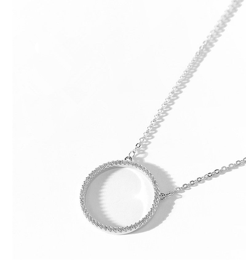 collier cercle argent