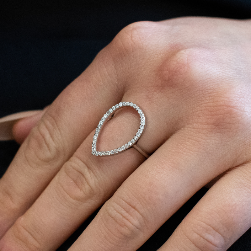 Angels Universe Bague Argent Bague Goutte