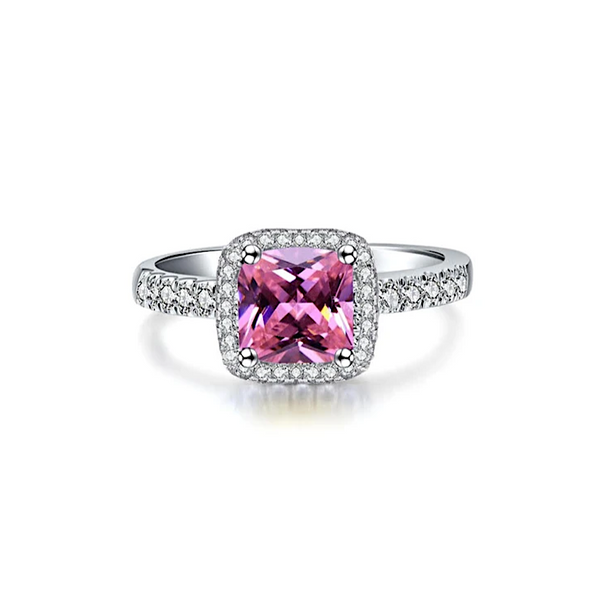 Bague En Argent 925 'Rose' - Poids 5,89 G - Taille 57 - Occasion